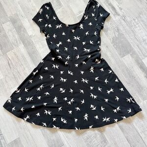 H&M Bird Print Dress - Size 10